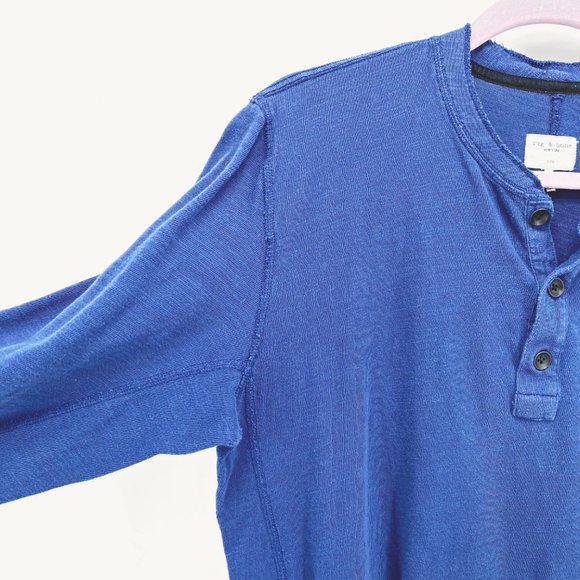 Rag & Bone Long Sleeve Henley, size L - Picture 4 of 8